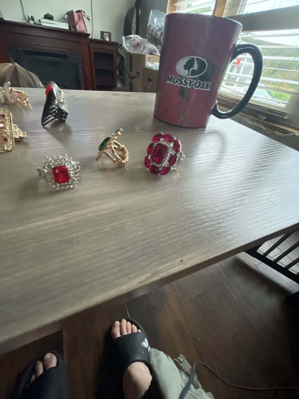 Paparazzi Rhinestone Statement Rings Assorted Lot Of 3 - Picture 4 of 5